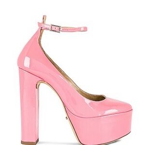 Tony Bianco Glossy Pink Platform Heels
